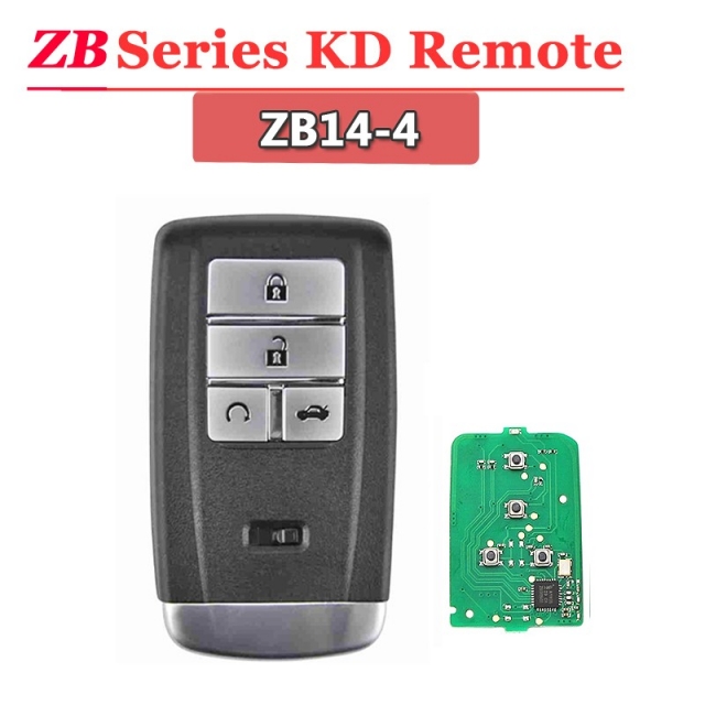 Keydiy ZB14-4 Honda Style 4-Button Universal Smart Key w/ Proximity ...